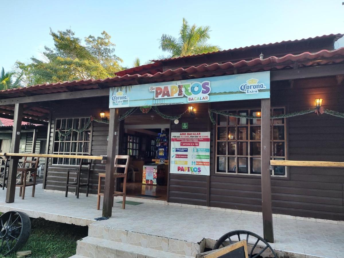 Papitos Bacalar Hotel And Marina Extérieur photo