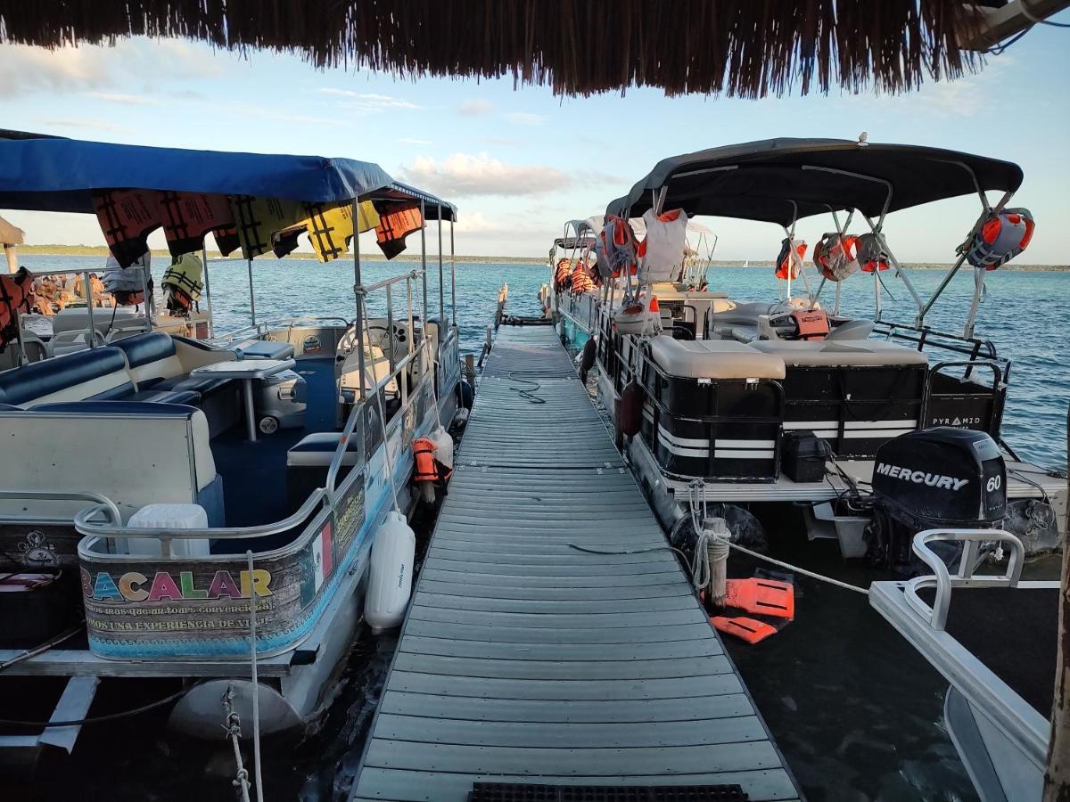 Papitos Bacalar Hotel And Marina Extérieur photo