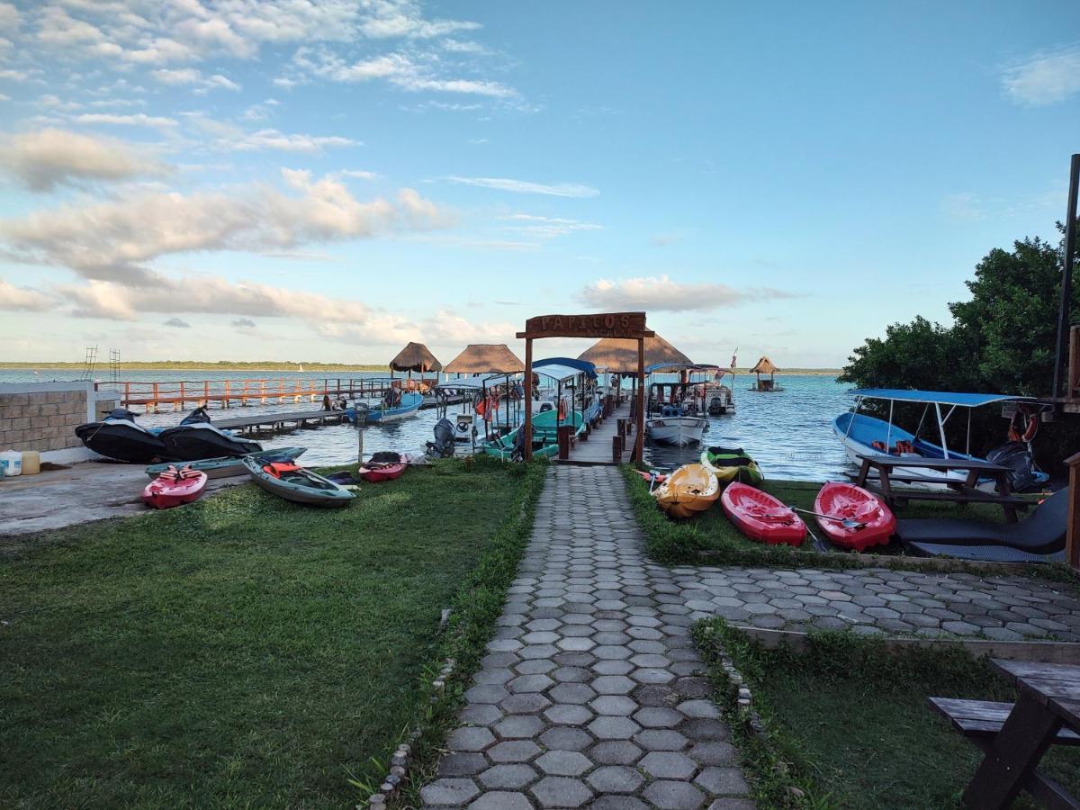Papitos Bacalar Hotel And Marina Extérieur photo